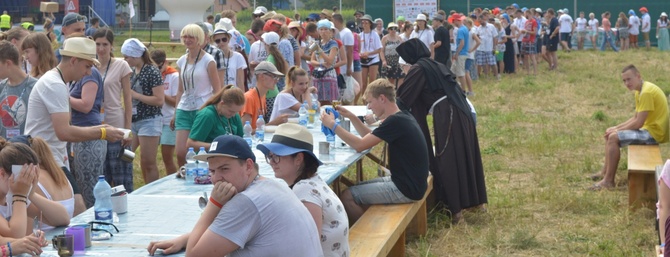 Pobudka i odprawa w Miasteczku Łowickim