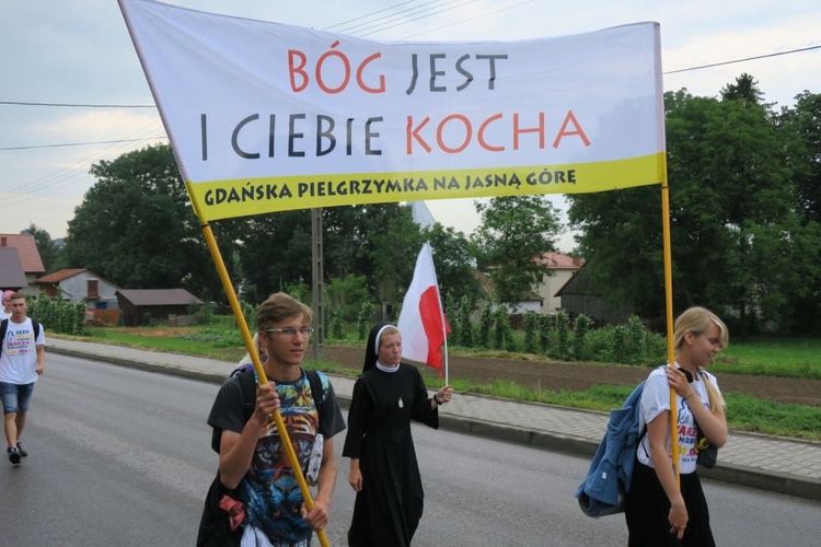 Piesi pielgrzymi z archidiecezji gdańskiej już w Krakowie