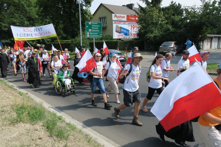 Piesi pielgrzymi z archidiecezji gdańskiej już w Krakowie