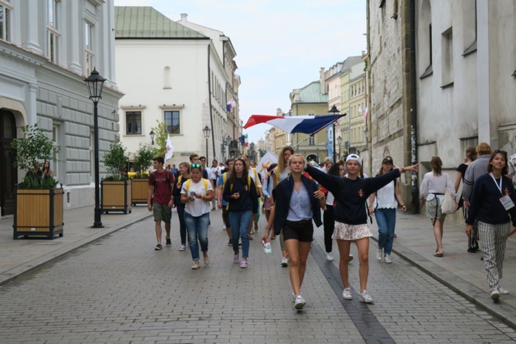 Piesi pielgrzymi z archidiecezji gdańskiej już w Krakowie