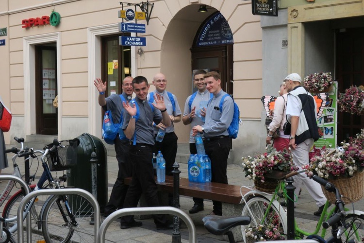 Piesi pielgrzymi z archidiecezji gdańskiej już w Krakowie