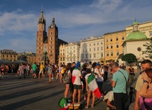 Piesi pielgrzymi z archidiecezji gdańskiej już w Krakowie