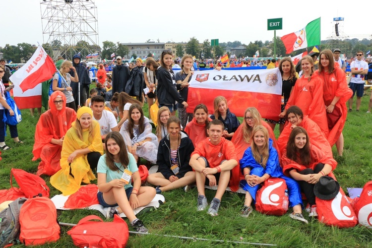 Oławianie na Światowych Dniach Młodzieży w Krakowie