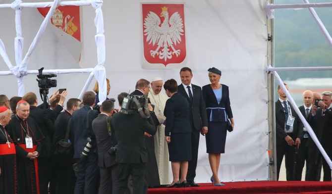 Papież Franciszek jest już w Polsce!