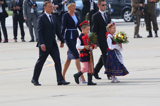 Pierwsze chwile papieża Franciszka w Polsce