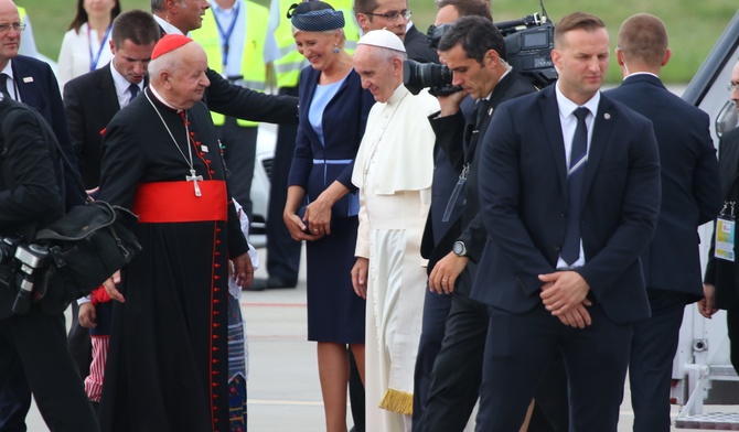 Papież wylądował w Balicach