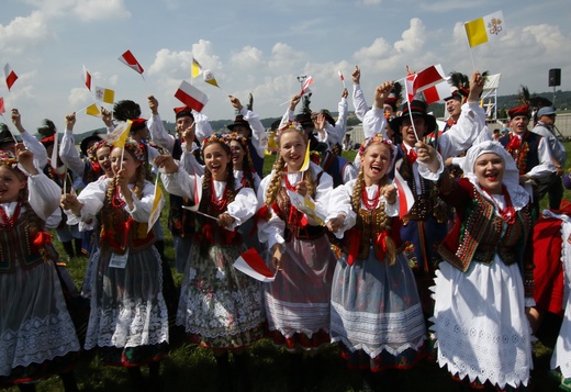 Pierwsze chwile papieża Franciszka w Polsce