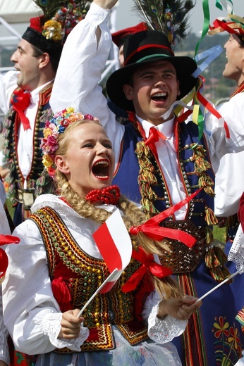 Pierwsze chwile papieża Franciszka w Polsce