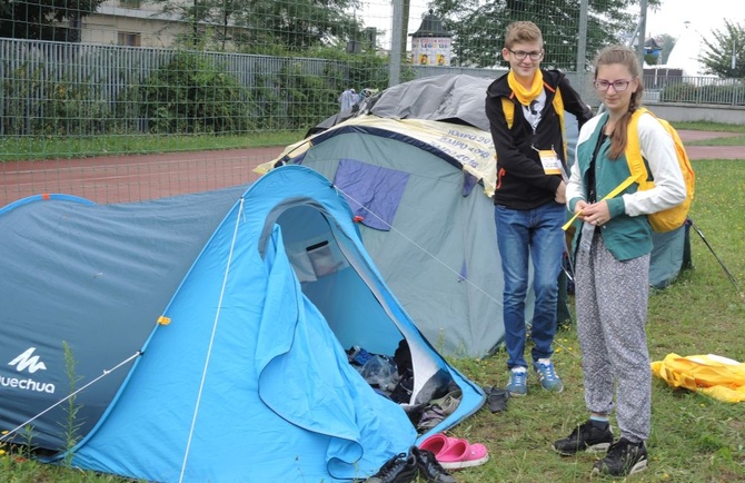 Bielsko-żywieckie miasteczko namiotowe pod Wawelem