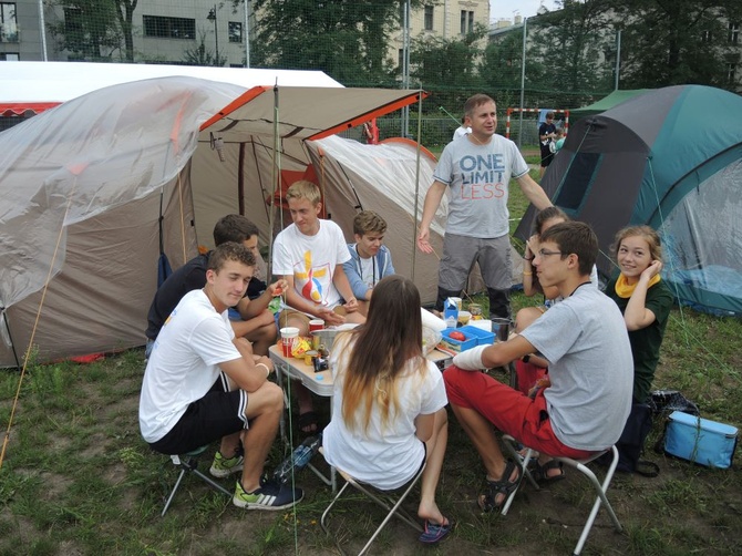 Bielsko-żywieckie miasteczko namiotowe pod Wawelem