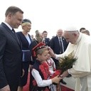 Dzieci witały Franciszka