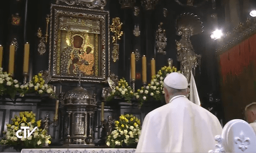 Papież Franciszek na Jasnej Górze