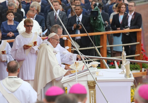 Franciszek u stóp Maryi