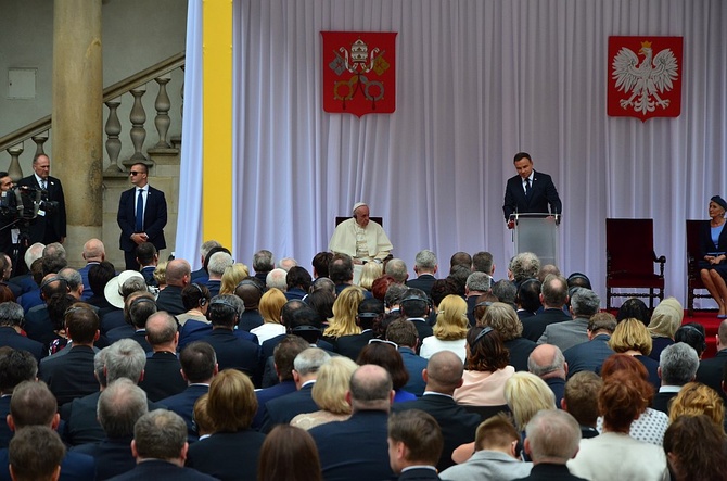 Franciszek i pielgrzymi z Lublina