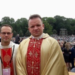 Kapłani warmińscy na Mszy św. z papieżem Franciszkiem.