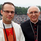 Kapłani warmińscy na Mszy św. z papieżem Franciszkiem.