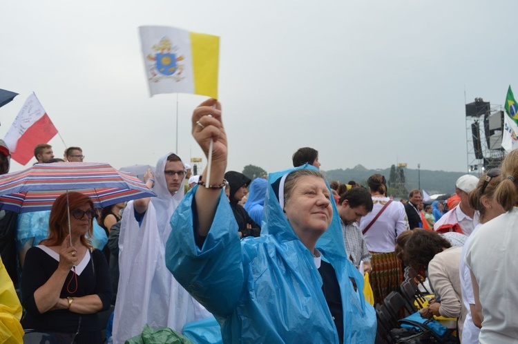 Błonia w pielgrzymach skąpane