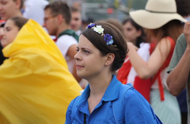 Spotkanie młodzieży z Franciszkiem