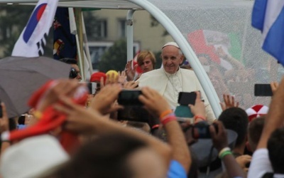 Spotkanie młodzieży z Franciszkiem