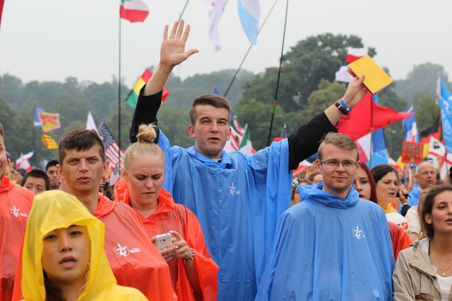 Spotkanie młodzieży z Franciszkiem