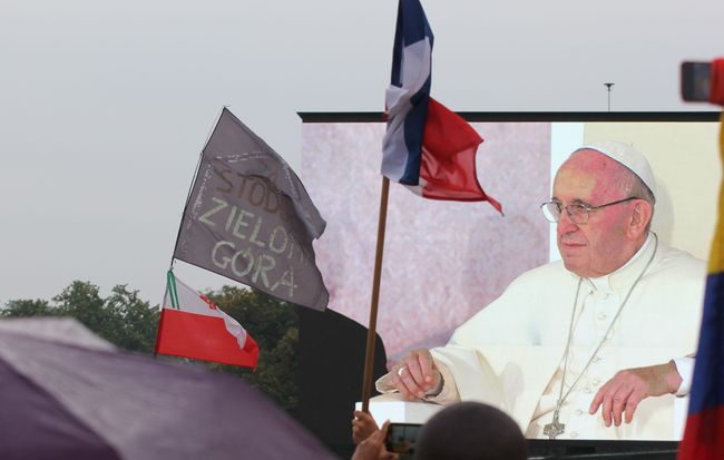 Spotkanie młodzieży z Franciszkiem