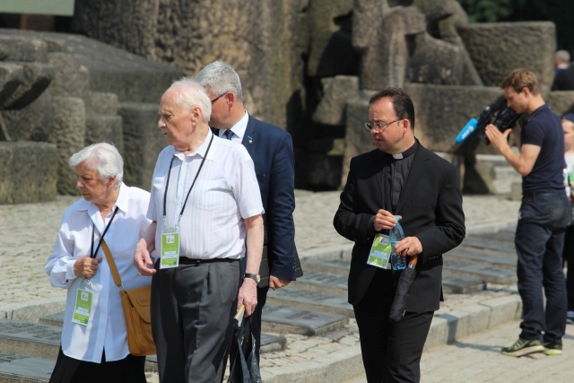 Wizyta papieża Franciszka w Birkenau