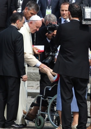 Wizyta papieża Franciszka w Birkenau