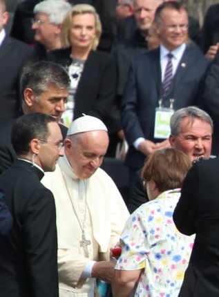 Wizyta papieża Franciszka w Birkenau