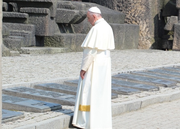 Wizyta papieża Franciszka w Birkenau