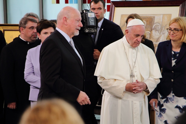 Papież Franciszek z wizytą w USD w Prokocimiu