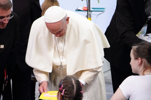 Papież Franciszek z wizytą w USD w Prokocimiu