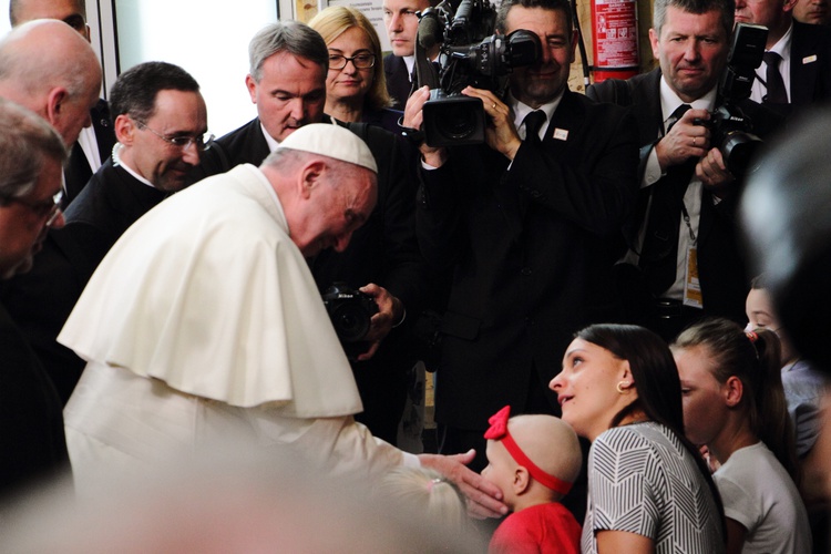 Papież Franciszek z wizytą w USD w Prokocimiu