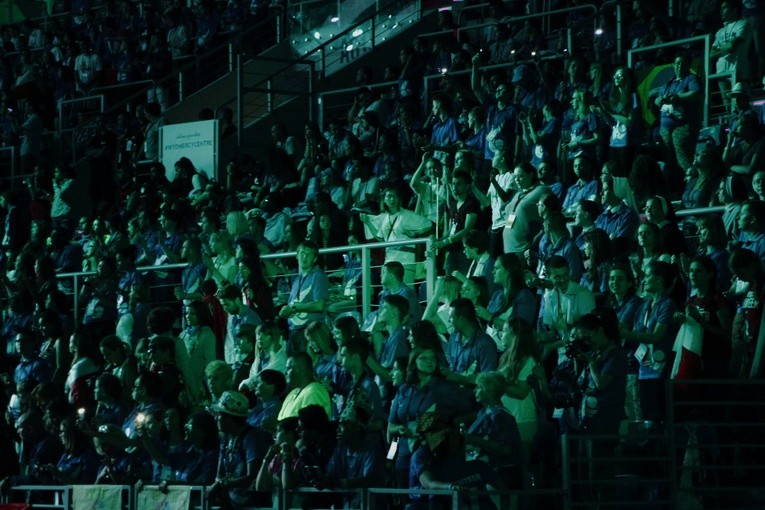 Spotkanie papieża Franciszka z wolontariuszami ŚDM