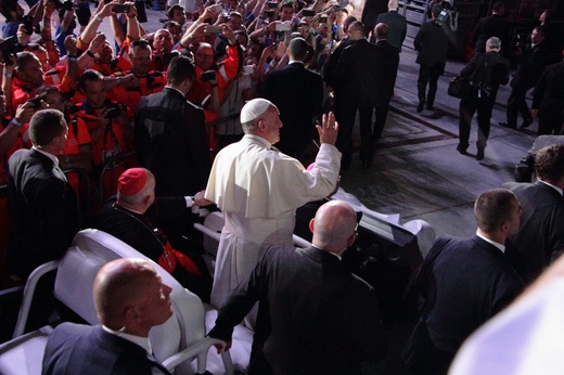 Spotkanie papieża Franciszka z wolontariuszami ŚDM