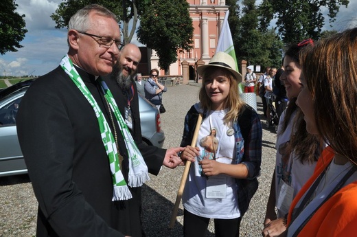 Wyjście pielgrzymki na Jasną Górę