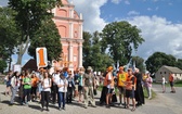 Wyjście pielgrzymki na Jasną Górę