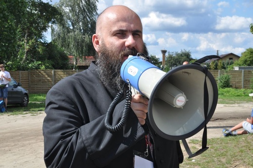 Wyjście pielgrzymki na Jasną Górę