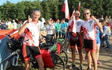  Żywieccy rowerzyści na Campus Misericordiae przyjechali prosto ze Lwowa