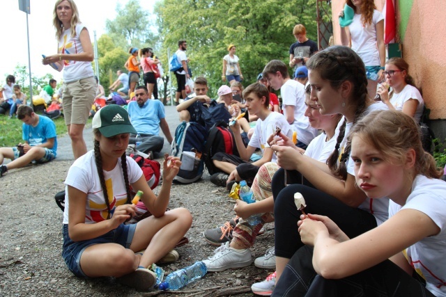 Z czechowickiego Gimnazjum Katolickiego na Campus Misericordiae