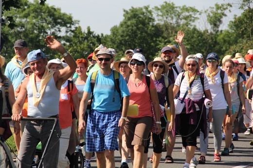 71. Pielgrzymka Rybnicka - dzień drugi (Czekanów - Górniki; grupy 5 i 7).