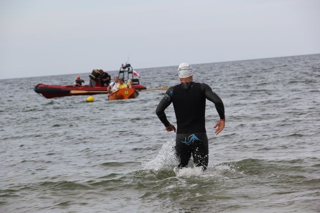 Wpław z Kołobrzegu na Bornholm