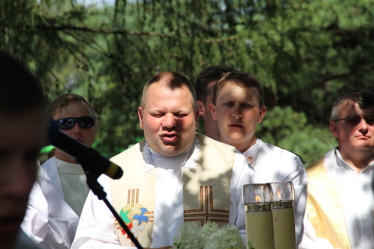 71. Pielgrzymka Rybnicka - dzień drugi (Msza św. w Górnikach)