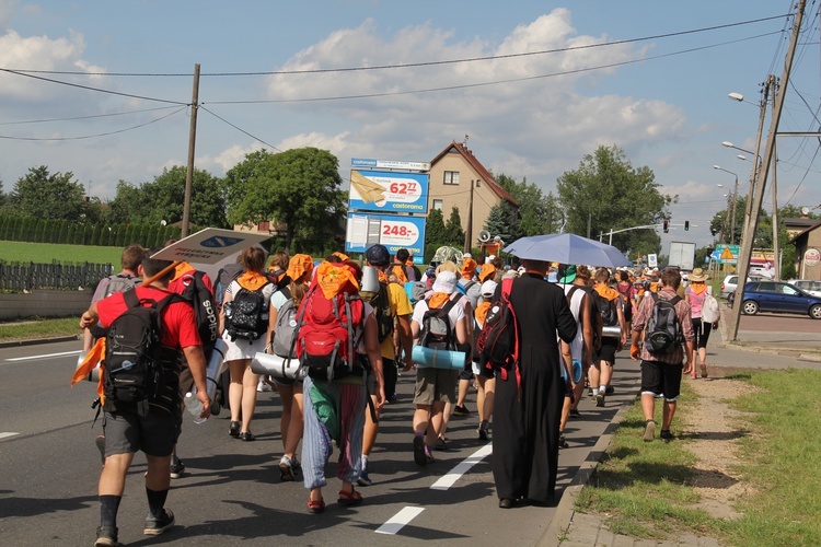 71. Pielgrzymka Rybnicka - dzień drugi (Górniki - Tarnowskie Góry)