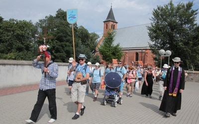 Grupa błękitna w drodze do Łowicza