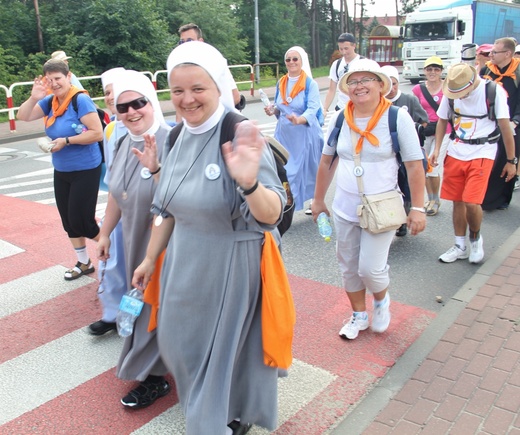 71. Pielgrzymka Rybnicka - dzień trzeci (Tarnowskie Góry - Miotek)