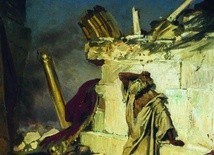 Płacz proroka Jeremiasza wśród ruin Jerozolimy