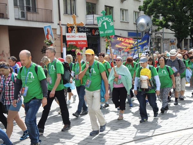 25. Piesza Pielgrzymka Diecezji Bielsko-Żywieckiej - już na Jasnej Górze