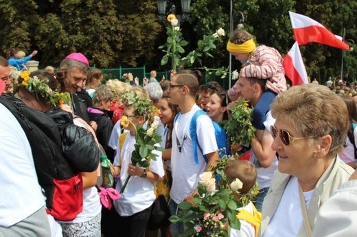 Powitanie 30. Pieszej Pielgrzymki Andrychowskiej na Jasnej Górze