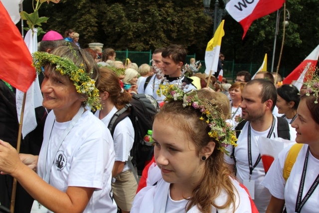 Powitanie 30. Pieszej Pielgrzymki Andrychowskiej na Jasnej Górze