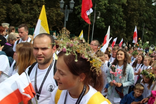 Powitanie 30. Pieszej Pielgrzymki Andrychowskiej na Jasnej Górze